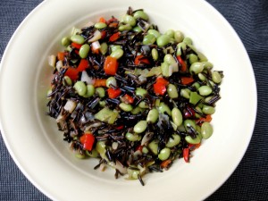 Black bean salad for the special day
